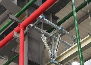 通许该抗震支架的整体式支吊架结构协调性好
